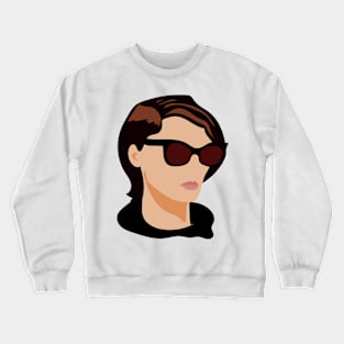 Girl with sunglasses Crewneck Sweatshirt